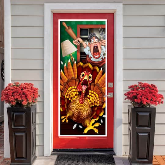 Beistle 30" x 6ft. Wild Turkey Door Covers, 2ct.